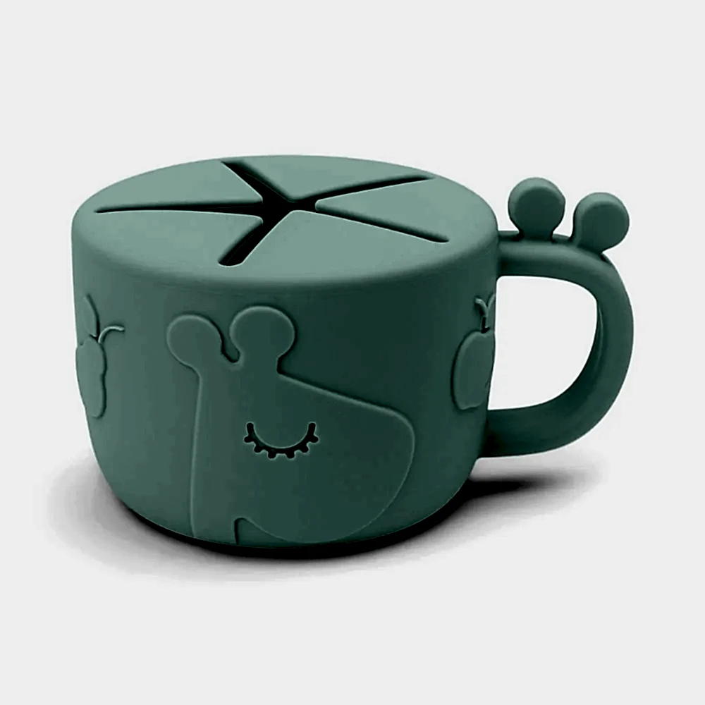 Done by Deer Raffi Dökülmeyen Silikon Atıştırmalık Kabı - Mavi