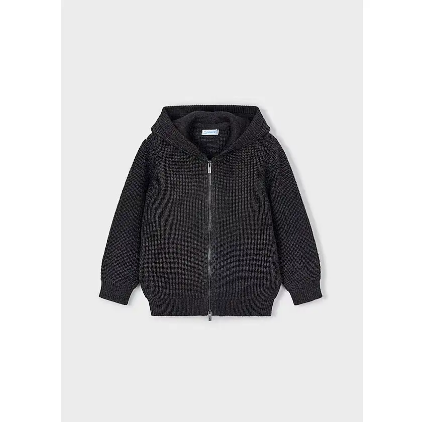 Mayoral Kışlık Erkek Örme Kapşonlu Ceket Siyah