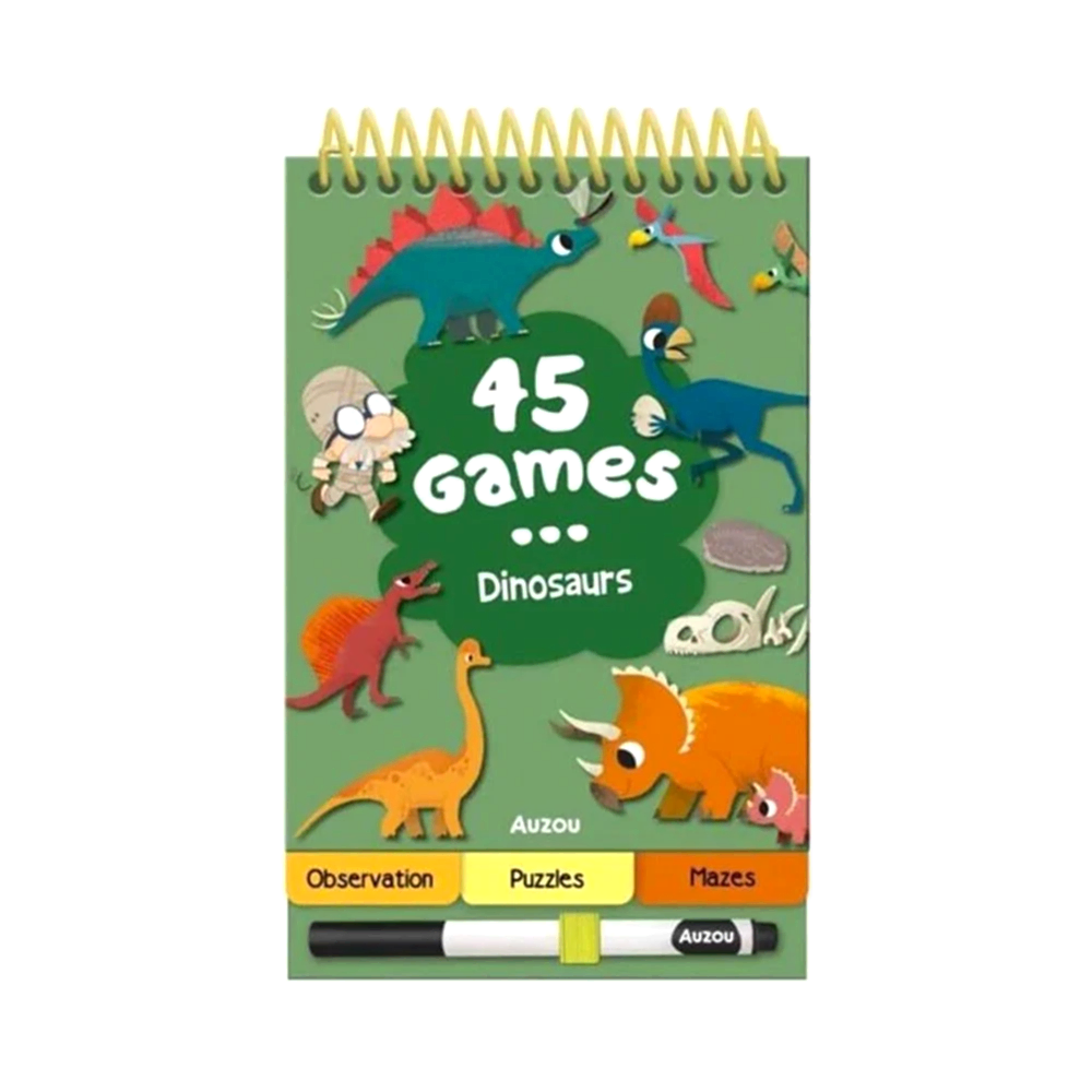 Auzou 45 Games… Dinosaurs - Kitap