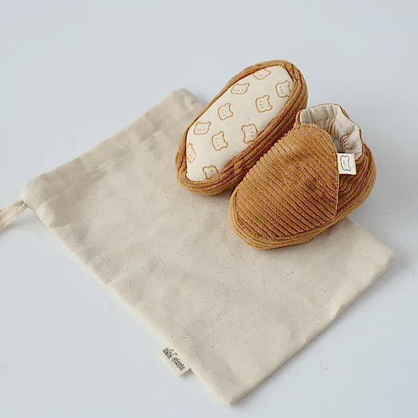 Mama Yoyo Kaydırmaz Kadife Patik Kahve