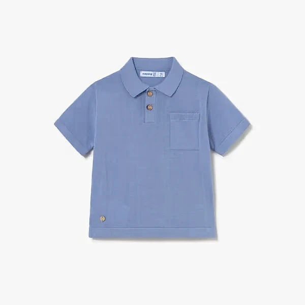 Mayoral Yazlık Erkek Bebek Polo Kısa Kol T-shirt Mavi