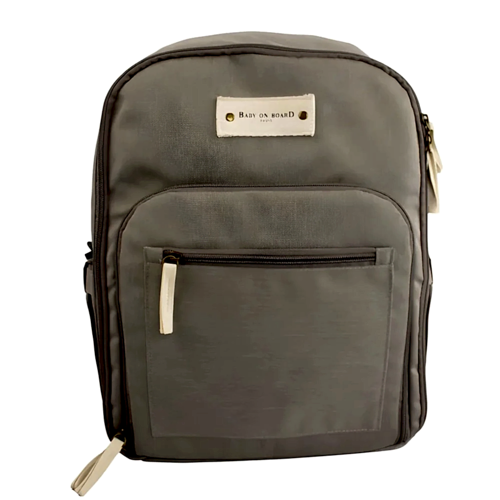 Baby On Board Agathe Galet Sırt Çantalı Taşınabilir Mama Sandalyesi Gri