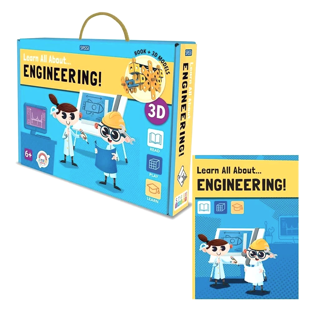Sassi 3D Model ve Kitap - Mühendislik Hakkında Her Şey - Eğitici Oyuncak