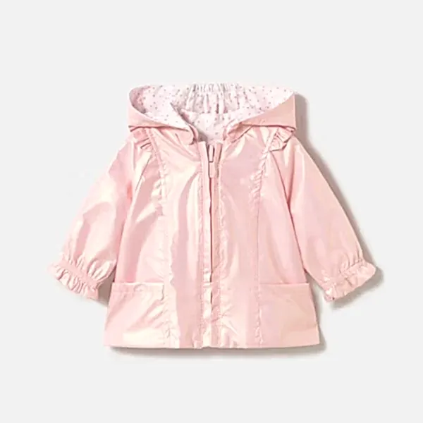 Mayoral Yazlık Kız Bebek Çift Taraflı Rüzgarlık Pembe