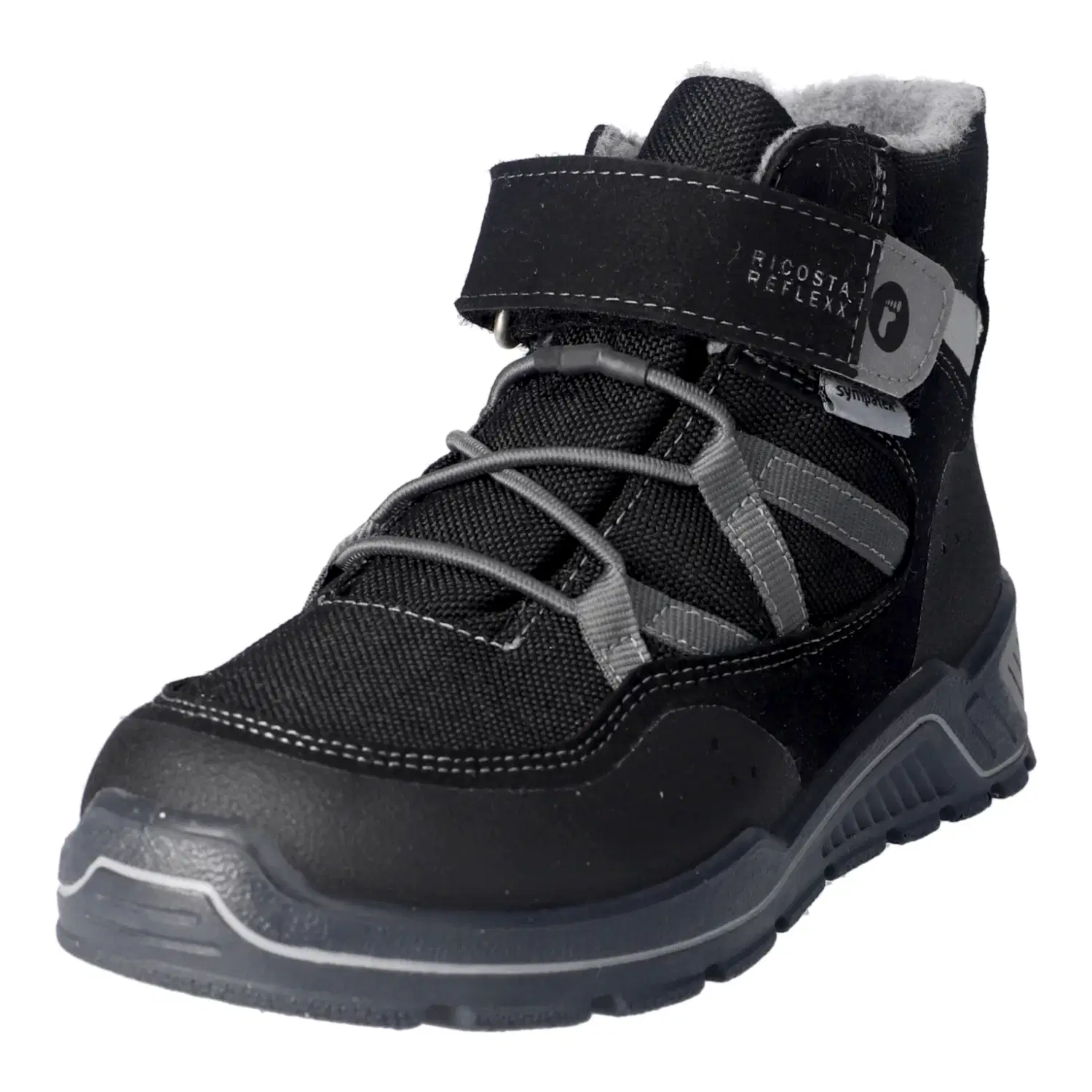 Ricosta Kışlık Erkek Çocuk Kürklü Bot Siyah
