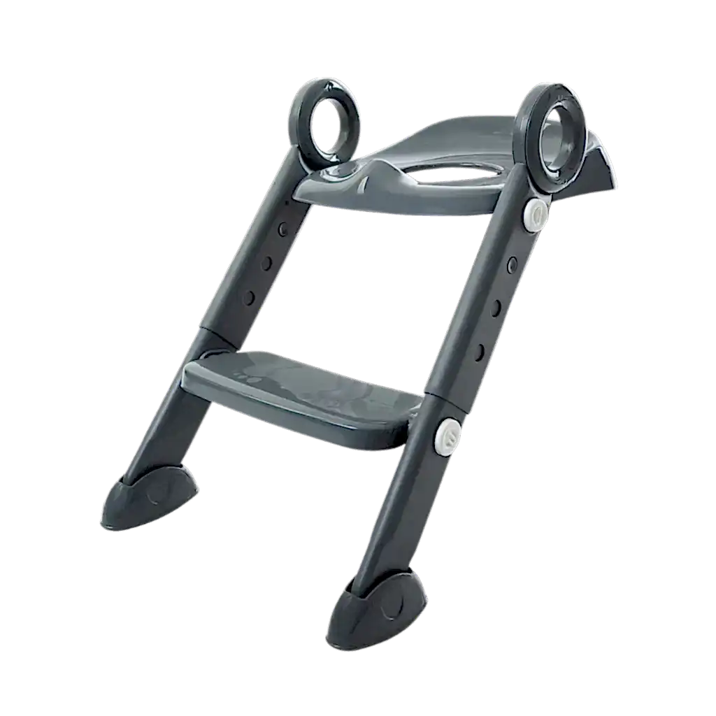 BabyJem Basamaklı ve Katlanır Klozet Adaptörü Gri