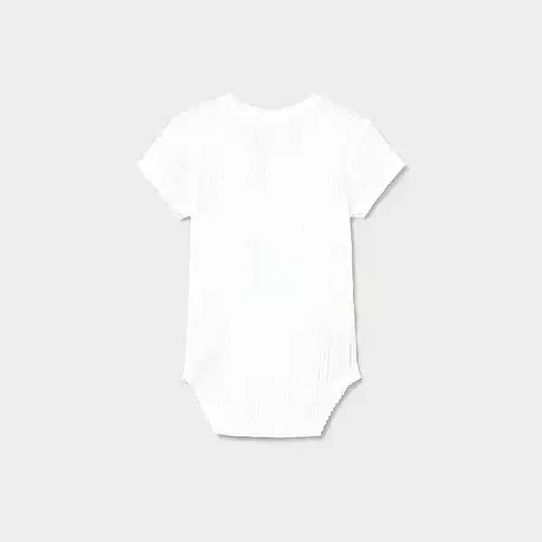 Mayoral Yazlık Kız Bebek Kısa Kol Body Beyaz