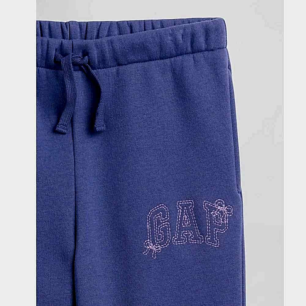 GAP Logolu Kız Çocuk Jogger Eşofman Altı Mor