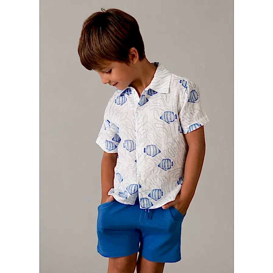 Mayoral Yazlık Erkek Penye Şort Mavi