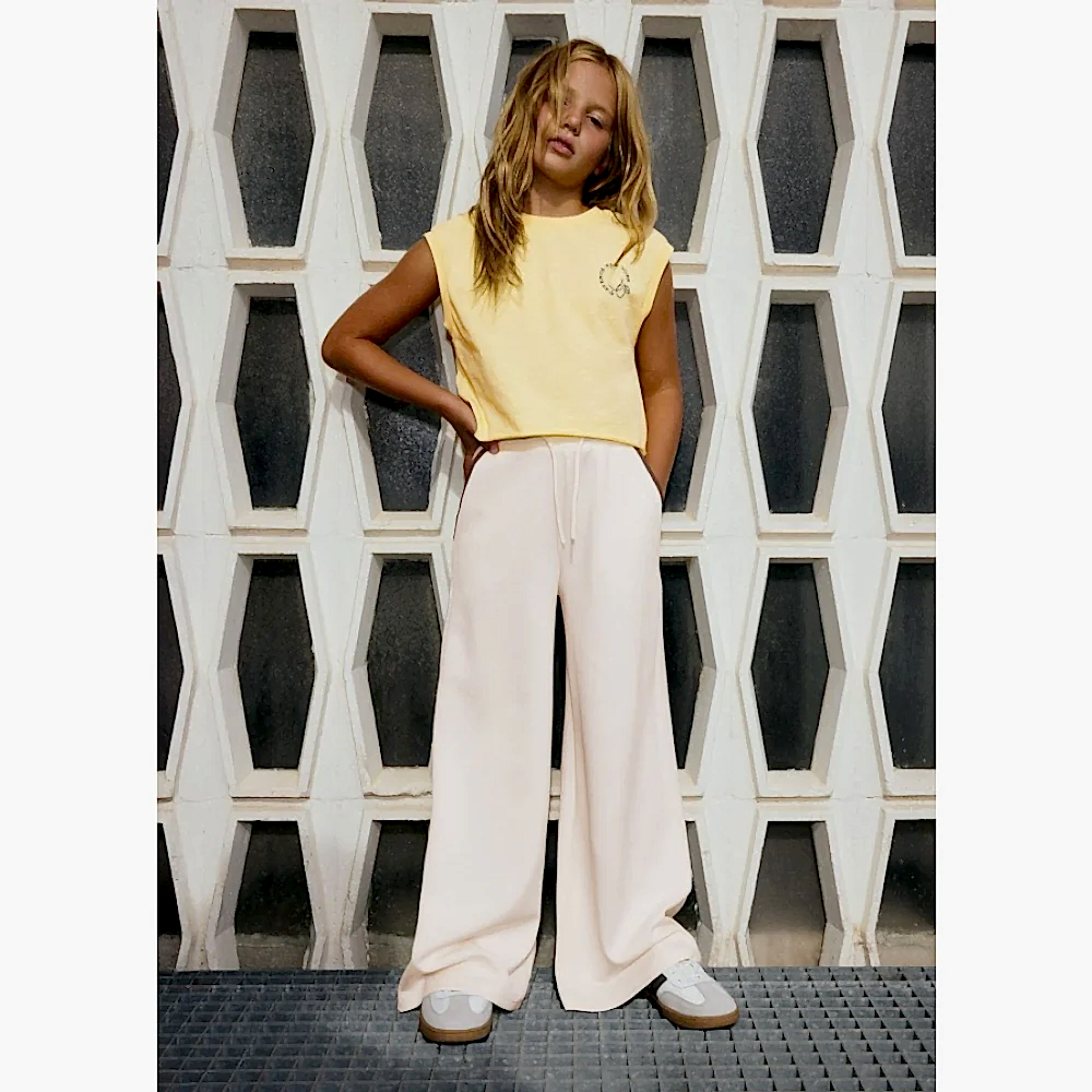Mayoral Yazlık Kız Pantolon Ekru