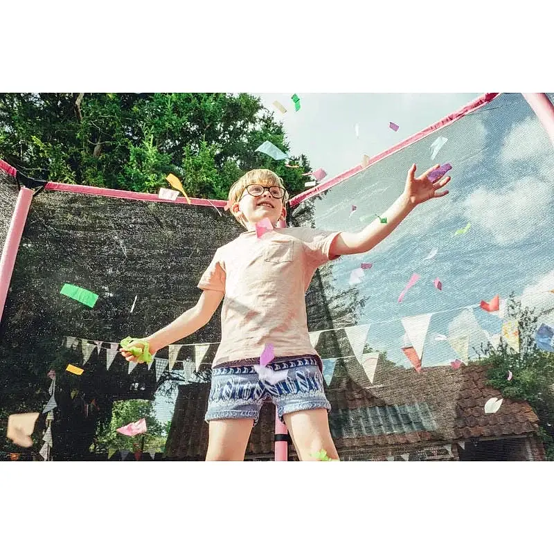 Plum File Korumalı Trambolin - 7 ft - Pembe