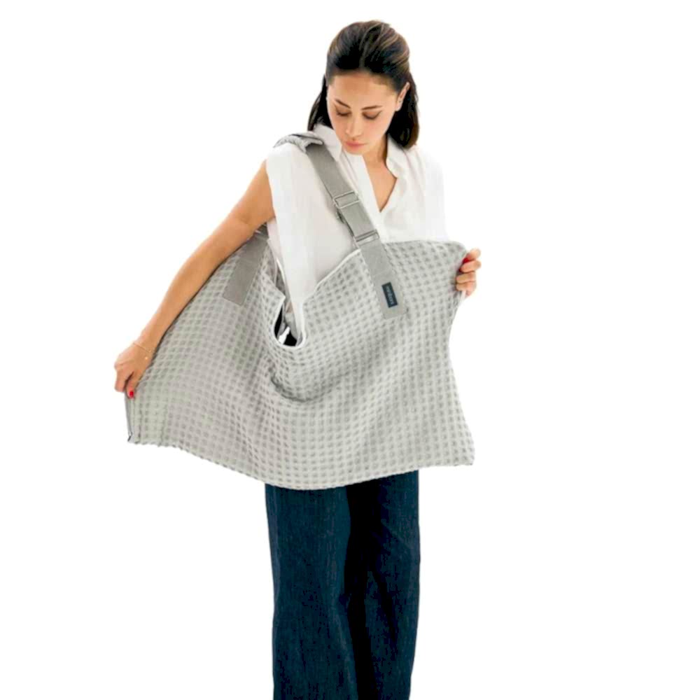 Miniboni Mininest Bebek Taşıma Çantası Gri