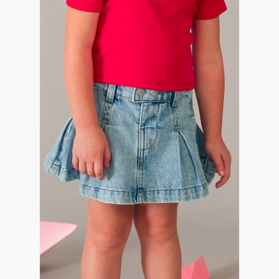 Mayoral Yazlık Kız Denim Etek Mavi