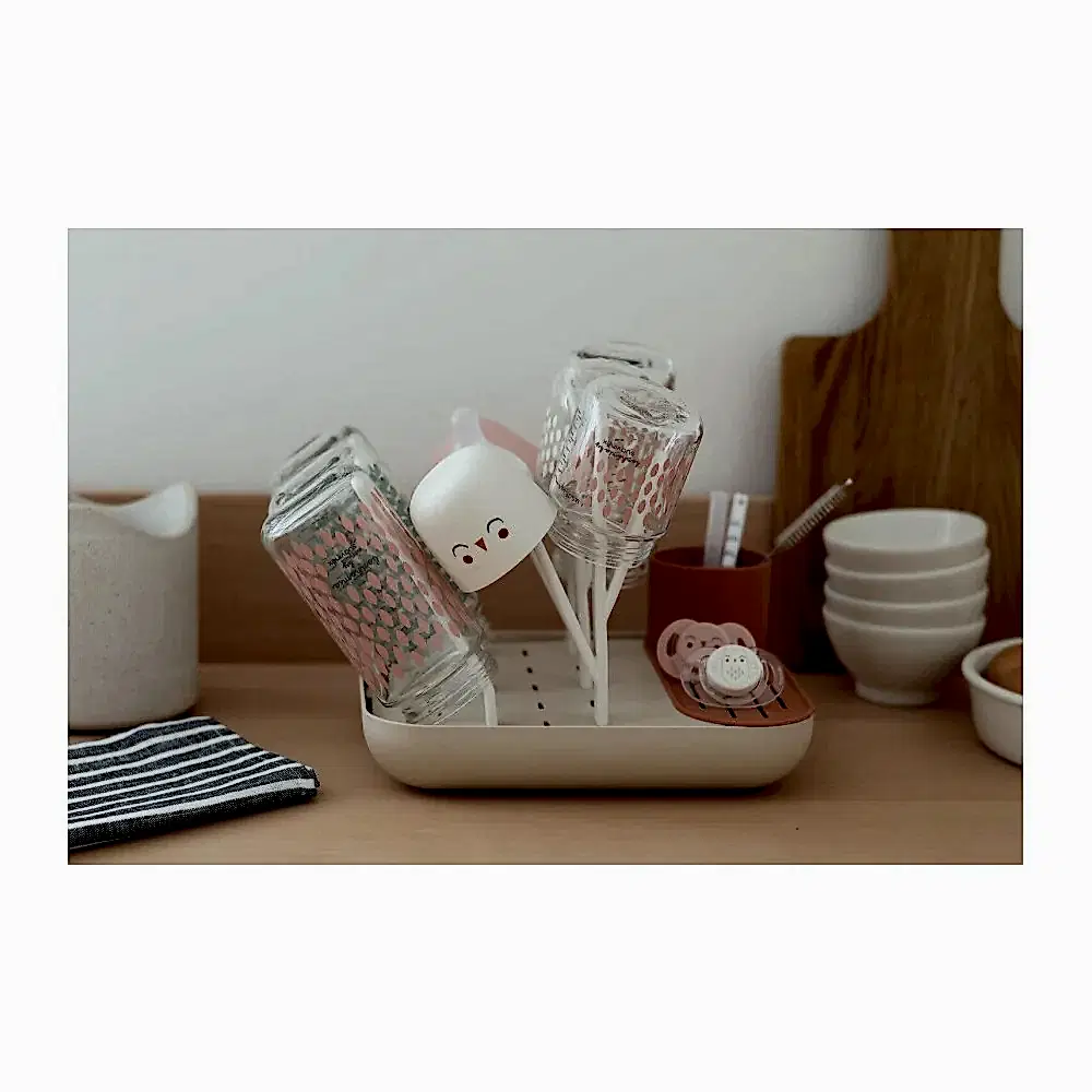 Beaba Forest Biberon Kurutma Standı Terracotta/Clay