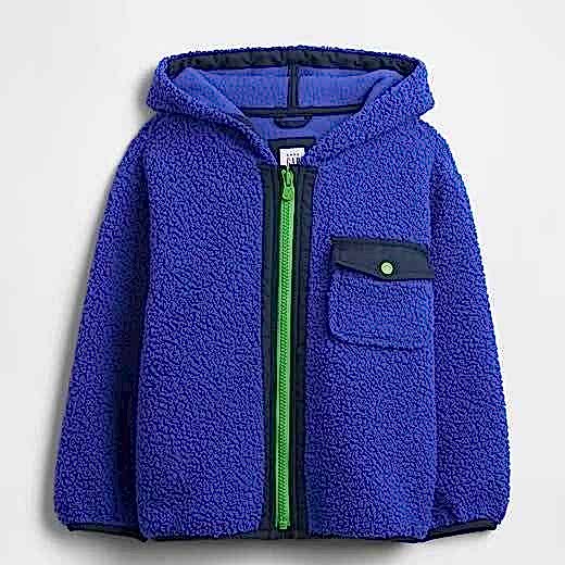 GAP Kışlık Erkek Polar Ceket Lacivert