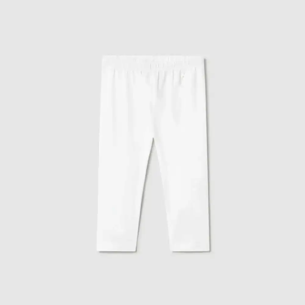 Mayoral Yazlık Kız Bebek Uzun Tayt Beyaz