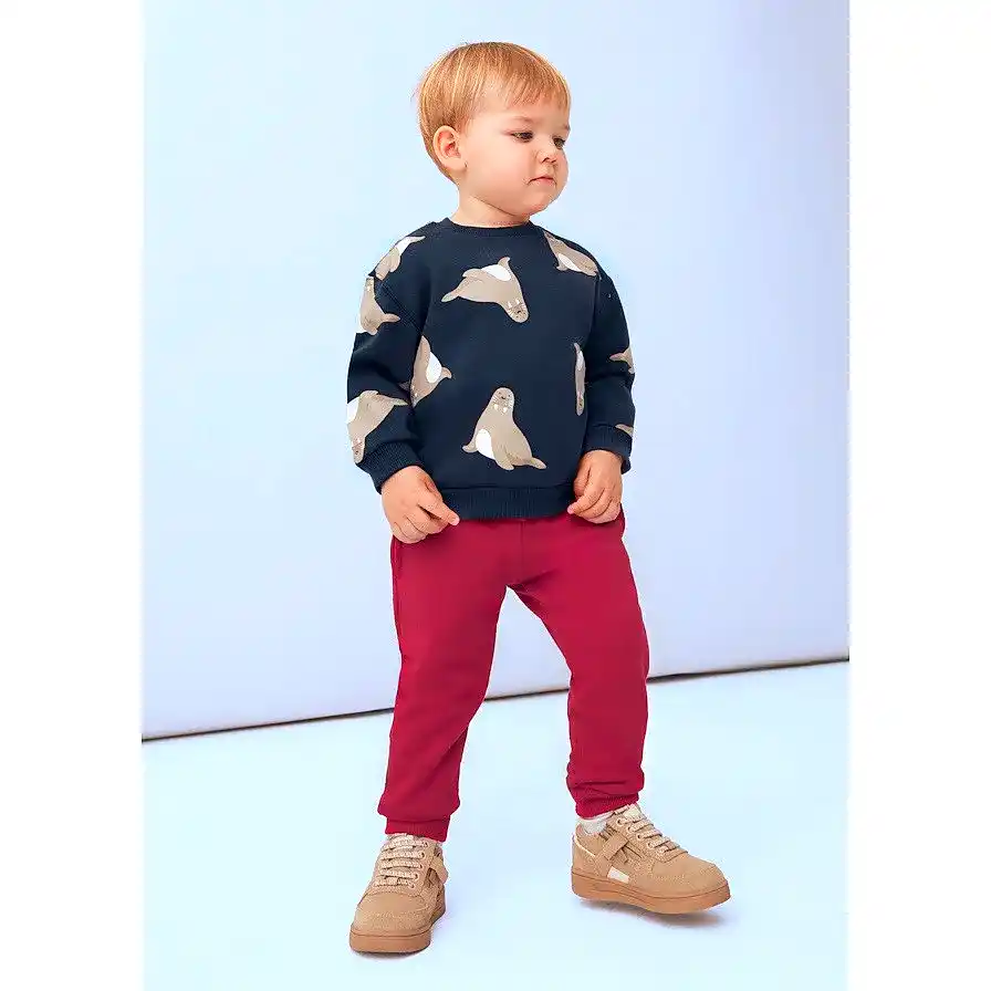 Mayoral Kışlık Erkek Bebek Eşofman Altı Kırmızı