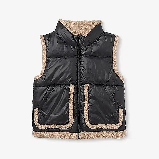 Mayoral Kışlık Kız Kürklü Yelek Siyah