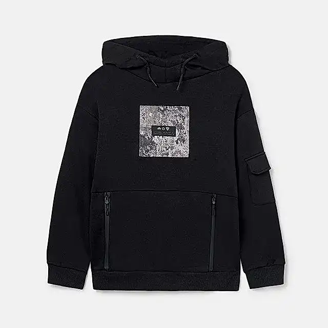 Mayoral Kışlık Erkek Kapşonlu Sweatshirt Siyah