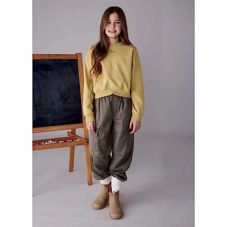 Mayoral Kışlık Kız Uzun Kol Sweatshirt Yeşil