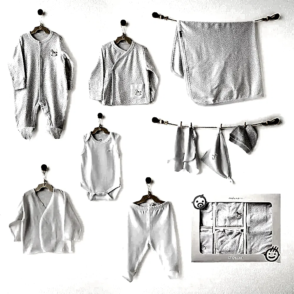 Andy Wawa Andywawa Erkek Bebek 10'lu Hastane Çıkış Seti - Little World Beyaz - Hastane Çıkışı