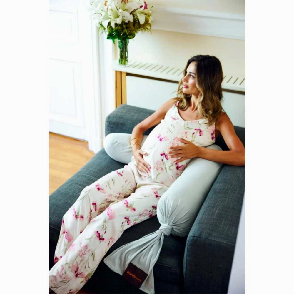 Miniboni Hamile Destek Ve Emzirme Minderi Gri