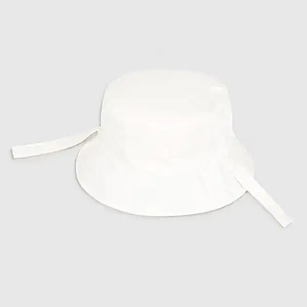 Mayoral Yazlık Erkek Bebek Çift Taraflı Şapka Beyaz