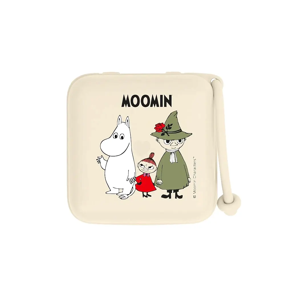 Bibs x Moomins Pacifier Box Emzik Kutusu Ivory - Emzik ve Aksesuarları