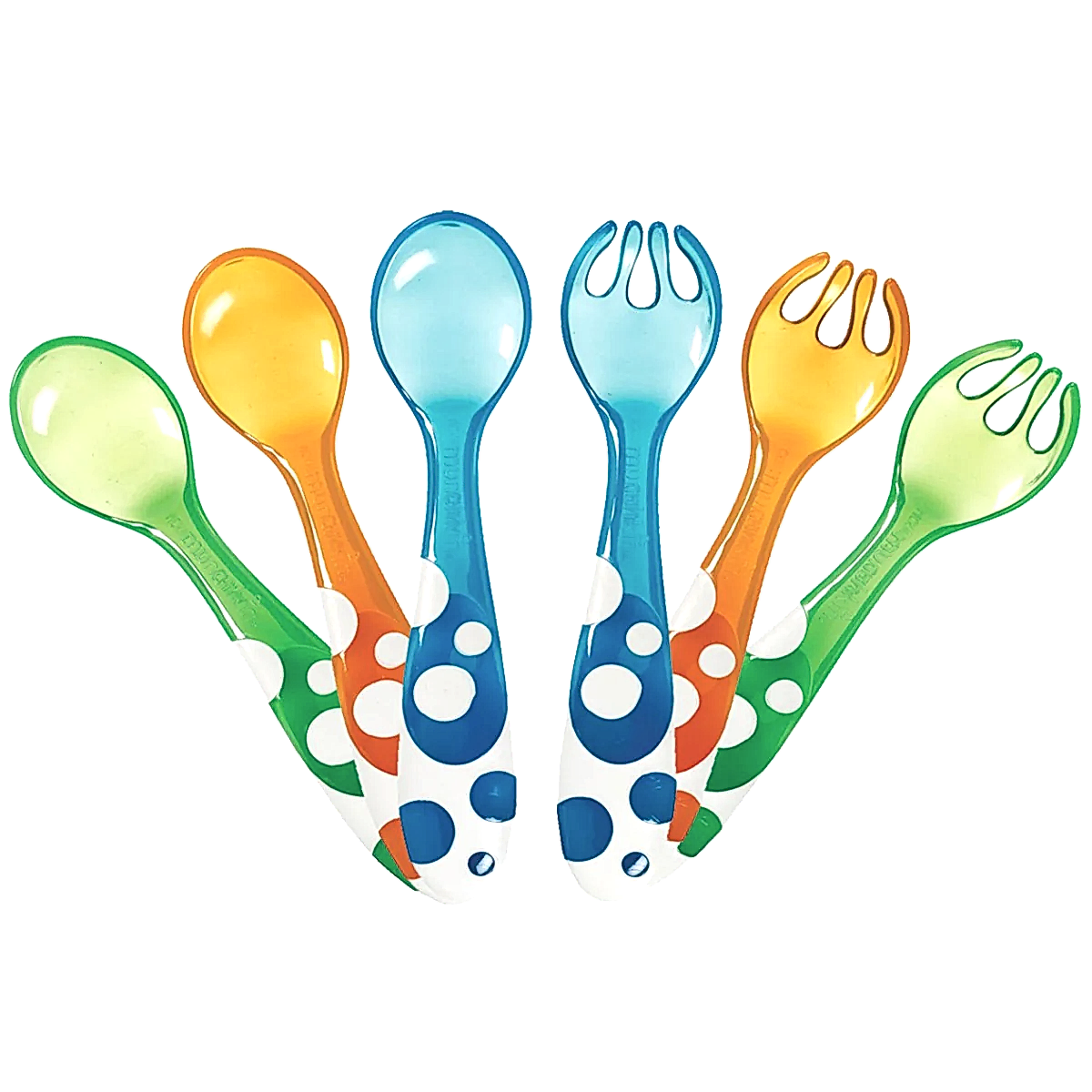 Munchkin Renkli Çatal ve Kaşık Seti 12 ay+ 6 Adet