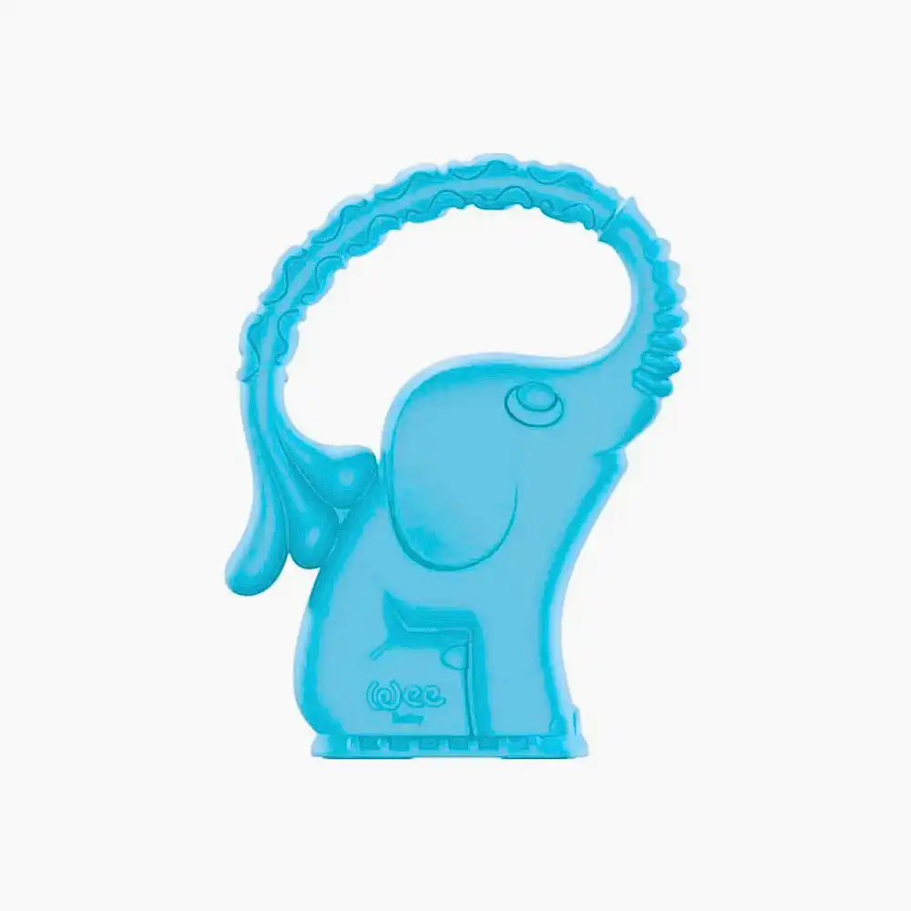 Wee Baby Zoo Diş Kaşıyıcı Fil - Mavi