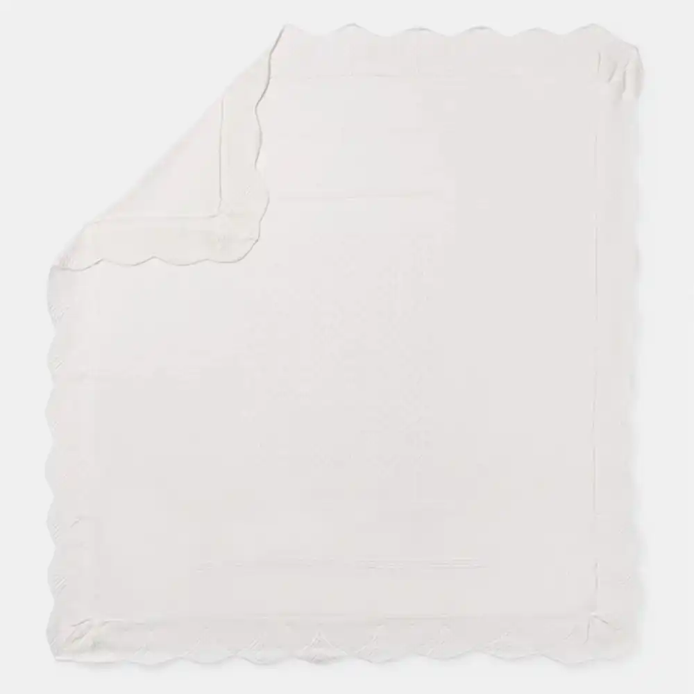 Mayoral Yazlık Bebek Örme Battaniye Ekru