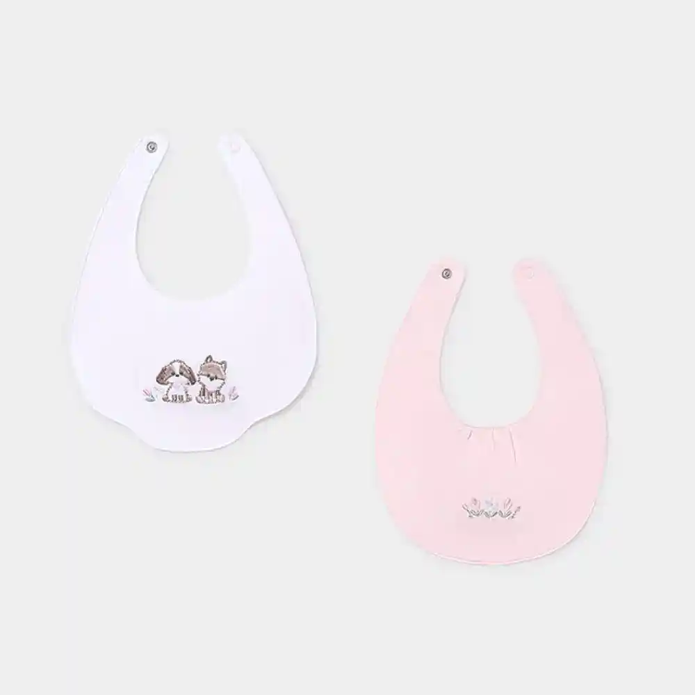 Mayoral Bebek Önlük 2'li Set Pembe