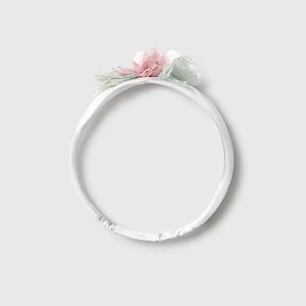 Mayoral Kız Bebek Seramoni Saç Bandı Beyaz