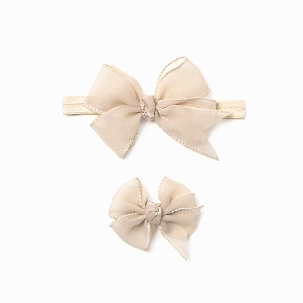 Mayoral Kız Bebek Saç Bandı Bej