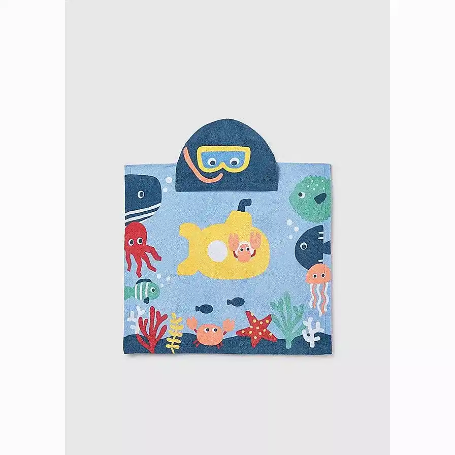 Mayoral Yazlık Bebek Plaj Panço Havlu Mavi