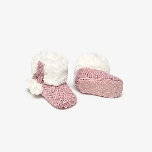 Mayoral Kışlık Kız Bebek Bot Patik Pembe
