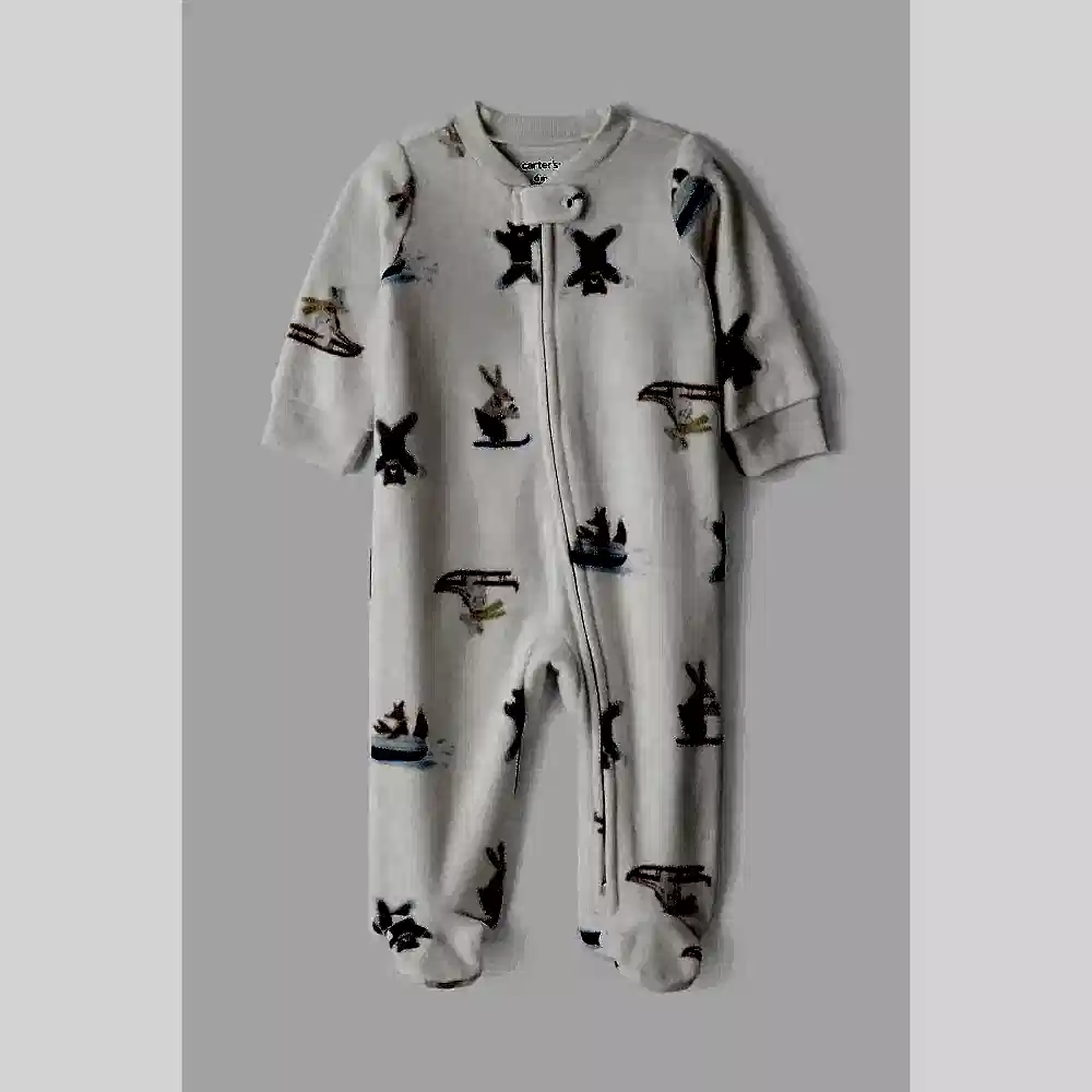 Carters Carter's Erkek Bebek Polar Tulum Ekru - Body,Tulum,Zıbın