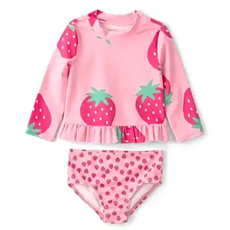 Carter's Kız Bebek Güneş Koruyucu Mayo Set Pembe