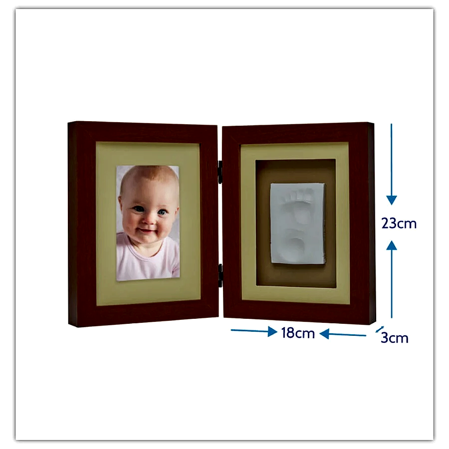 Baby Memory Prints Masa Çerçevesi-Ceviz STD - Dekorasyon