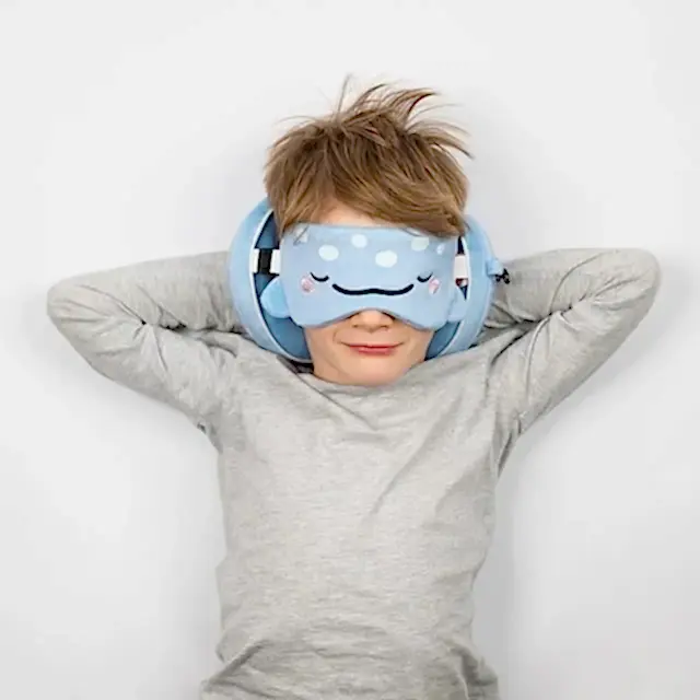 Relaxeazzz Seyahat Yastığı Ve Göz Maskesi Adoramals Aoi The Whale Shark Plush
