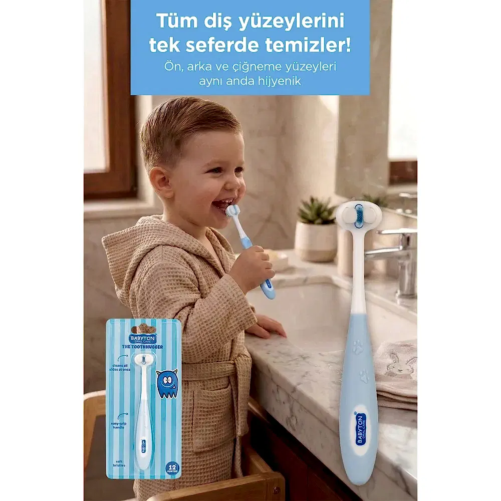 Babyton 3 Boyutlu Diş Fırçası Coco