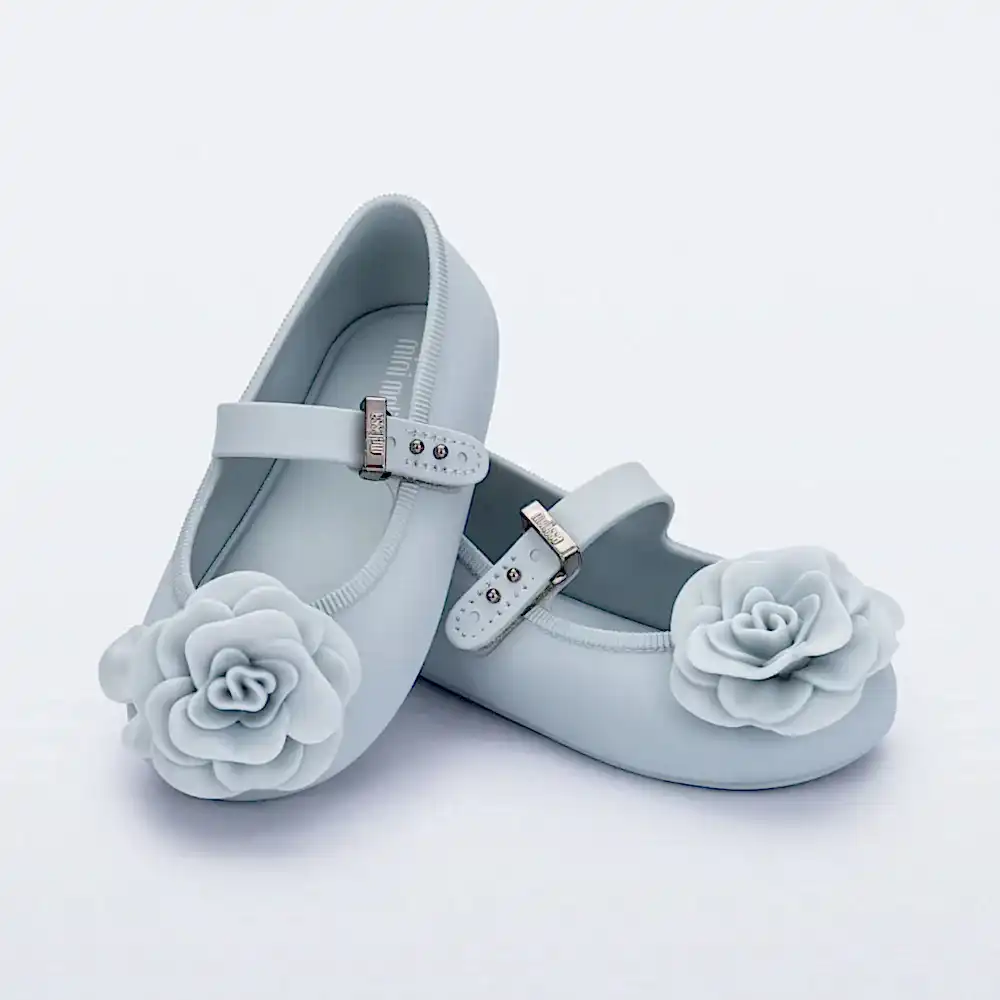 Mini Melissa Kız Bebek Soft Ballerina Petals Babet Mavi