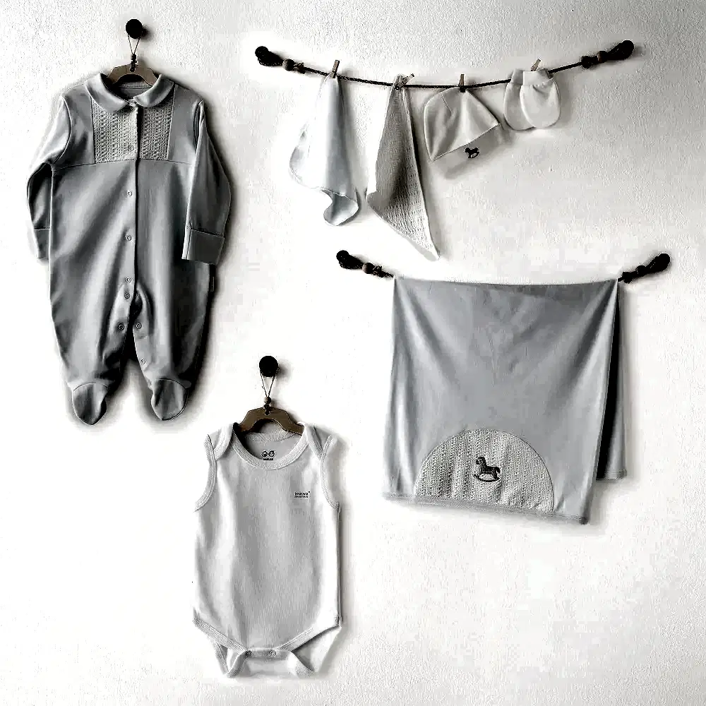 Andy Wawa Andywawa Erkek Bebek 7'lİ Hastane Çıkış Seti Mint - Hastane Çıkışı