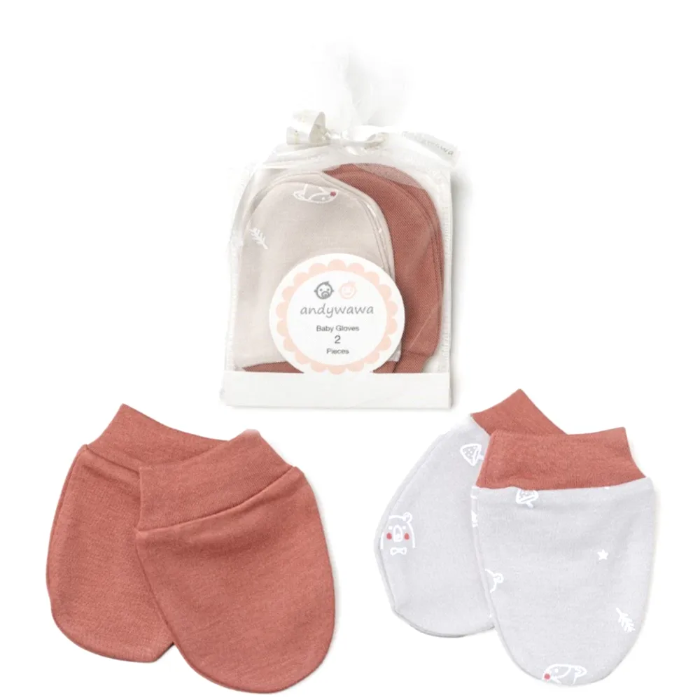 Andy Wawa Bebek Penye 2'li Eldiven Kiremit - Eldiven,Şapka,Bere,Atkı
