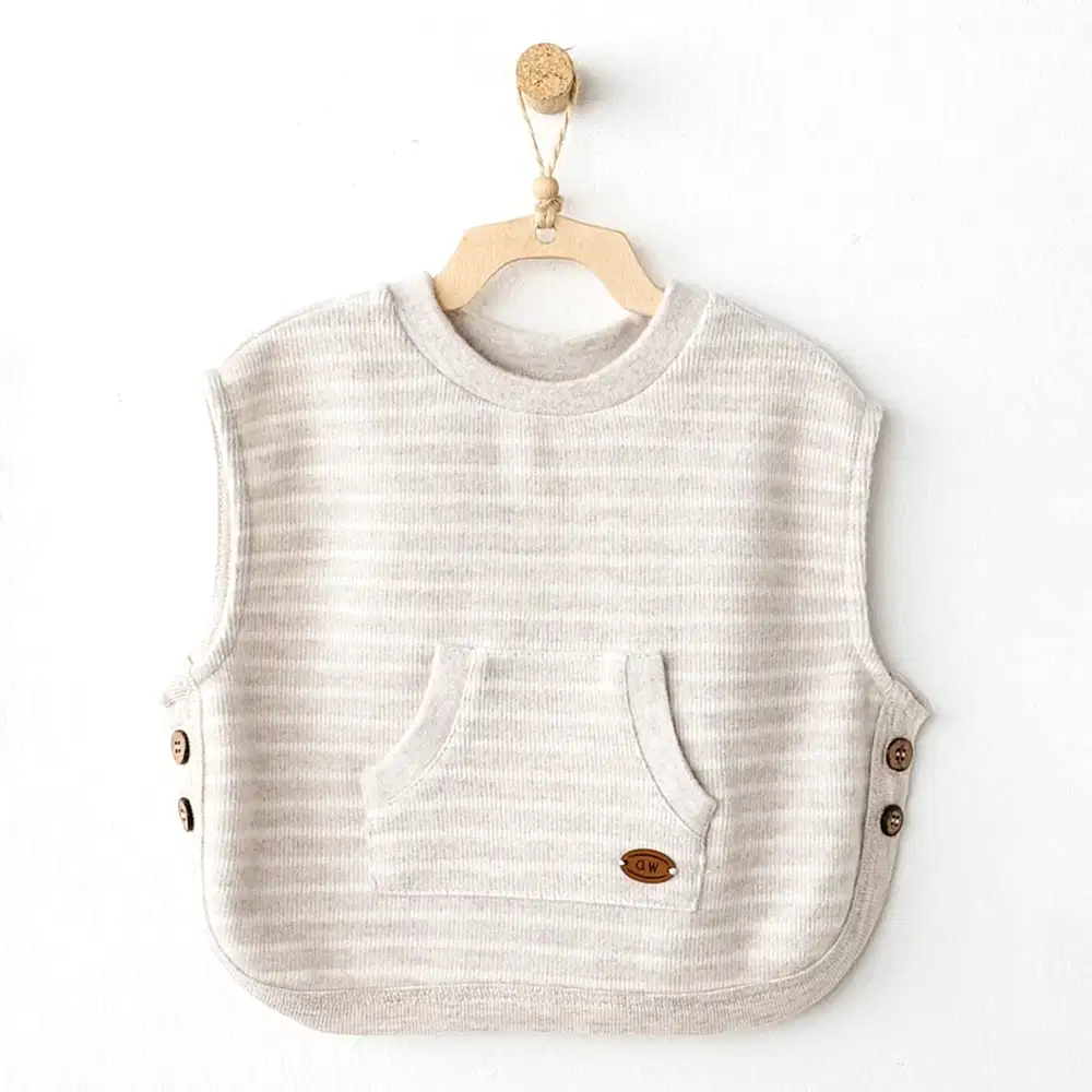 Andy Wawa Andywawa Bebek Kışlık Yelek- Casual Bej - Ceket