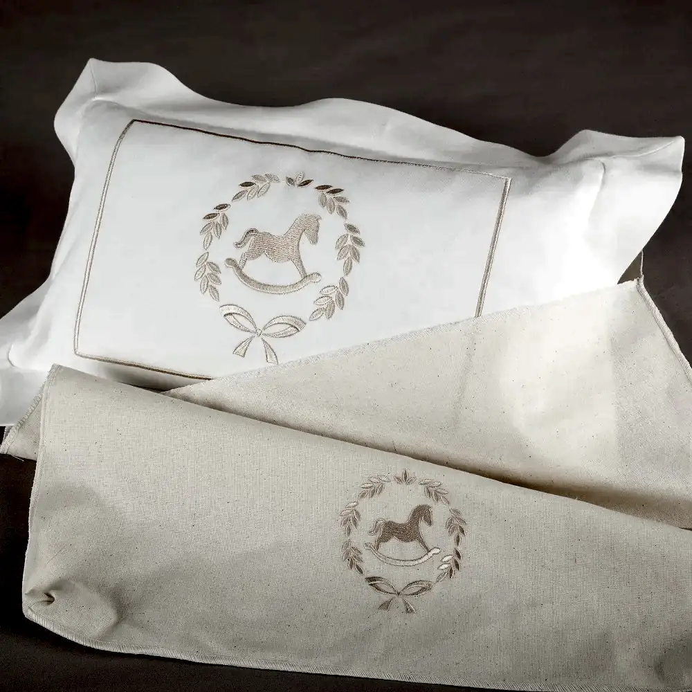 ChiMayys Baby Asil Bej Tığ İşi Süslemeli Fırfırlı Dekoratif Yastık