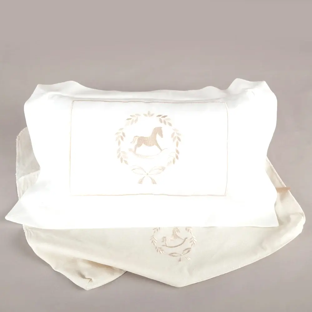 ChiMayys Baby Asil Bej Tığ İşi Süslemeli Fırfırlı Dekoratif Yastık