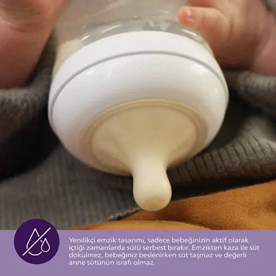 Avent Natural Response 2'li Biberon Emziği 1 No +0 Ay STD - Biberon ve Aksesuarları - Görsel 2