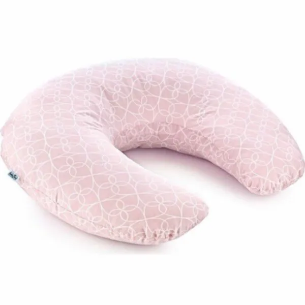 Baby Jem BabyJem Bebek Emzirme ve Destek Minderi Yonca Desenli Pembe - Emzirme Yastığı