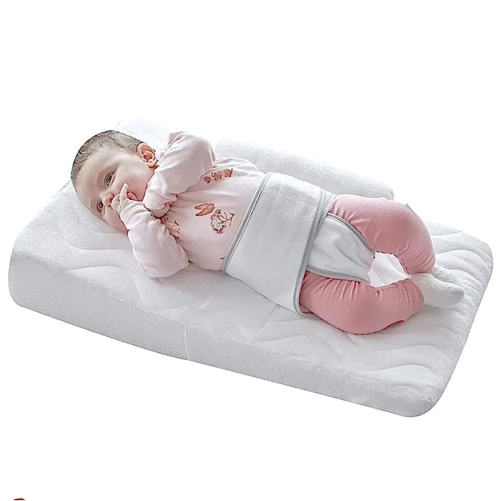 Baby Jem BabyJem Bebek Reflu Yastığı Kemerli Beyaz - Yastık - Görsel 2